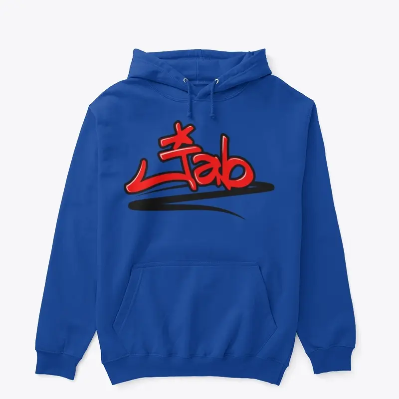 JAB Stenciled Hoodie Red